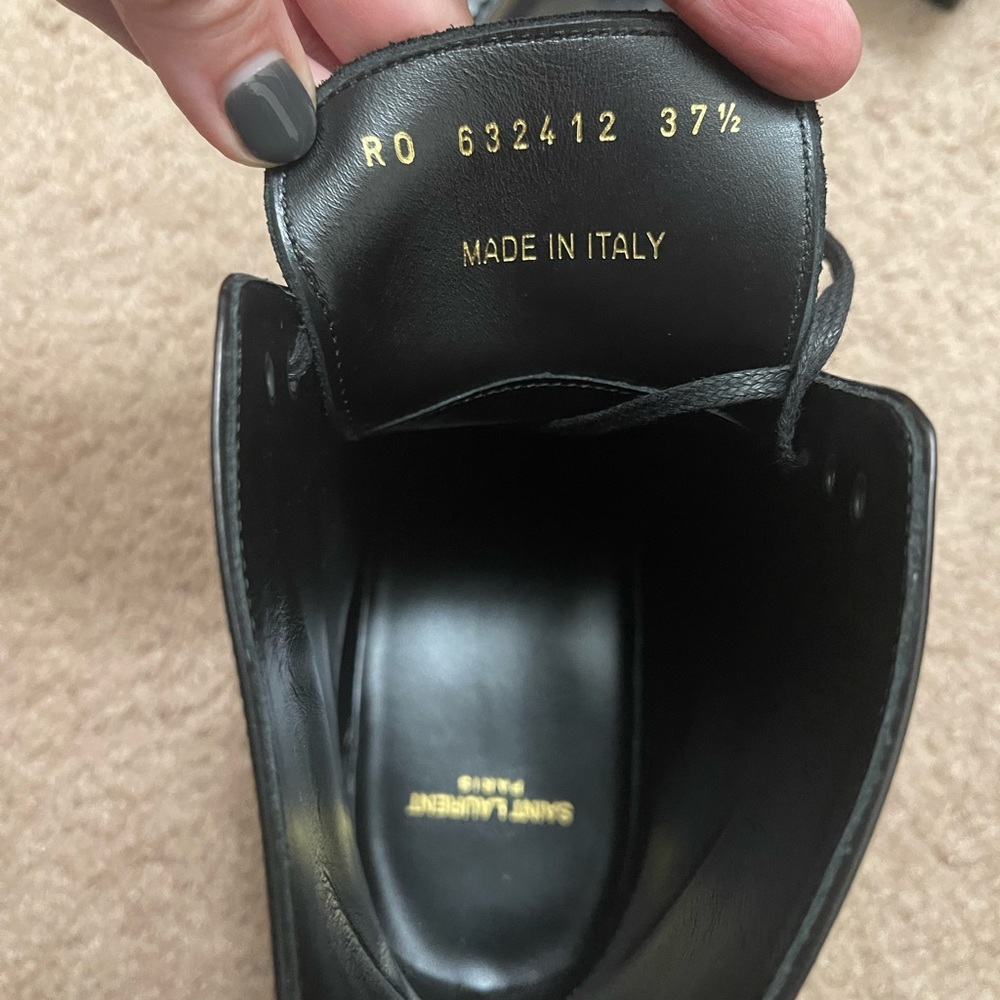Saint Laurent Army Boots 100% Authentic - Picture 14 of 15